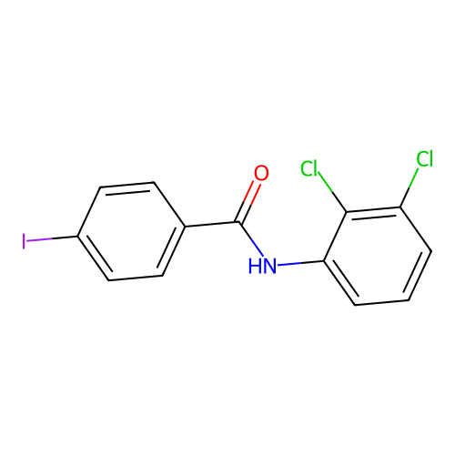 N-(2,3-dichlorophenyl)-4-iodobenzamide structure