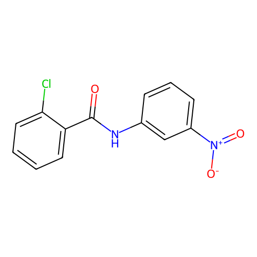 2-chloro-N-(3-nitrophenyl)benzamide structure