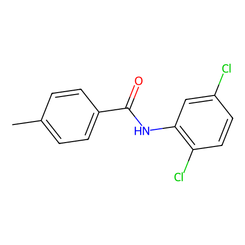N-(2,5-dichlorophenyl)-4-methylbenzamide structure