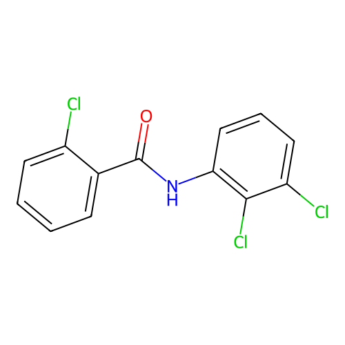 2-chloro-N-(2,3-dichlorophenyl)benzamide structure