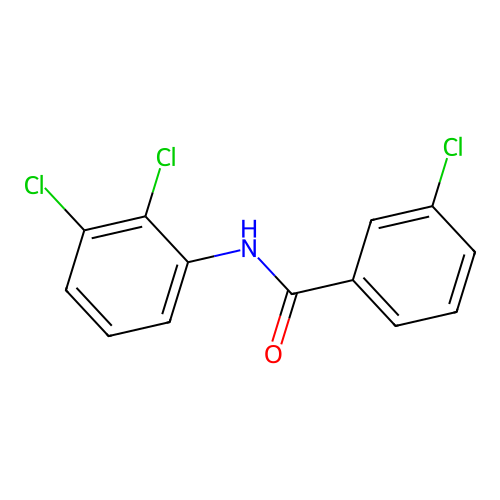 3-chloro-N-(2,3-dichlorophenyl)benzamide structure