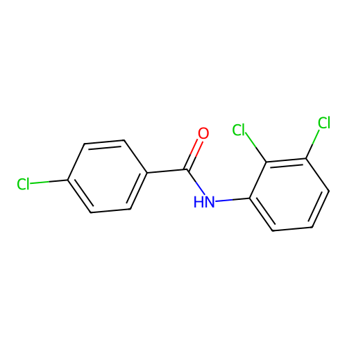 4-Chloro-N-(2,3-dichlorophenyl)benzamide structure