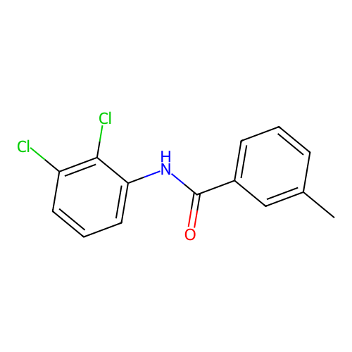 N-(2,3-dichlorophenyl)-3-methylbenzamide structure
