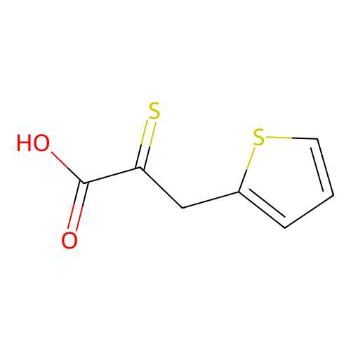 2-Thiophenepropanoicacid, a-thioxo- structure