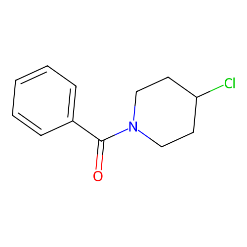 1-Benzoyl-4-chloropiperidine structure