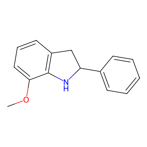 7-Methoxy-2-phenylindoline structure