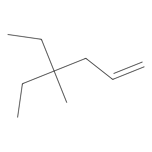4-Ethyl-4-methyl-1-hexene structure