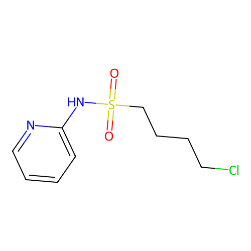 4-chloro-N-pyridin-2-ylbutane-1-sulfonamide structure