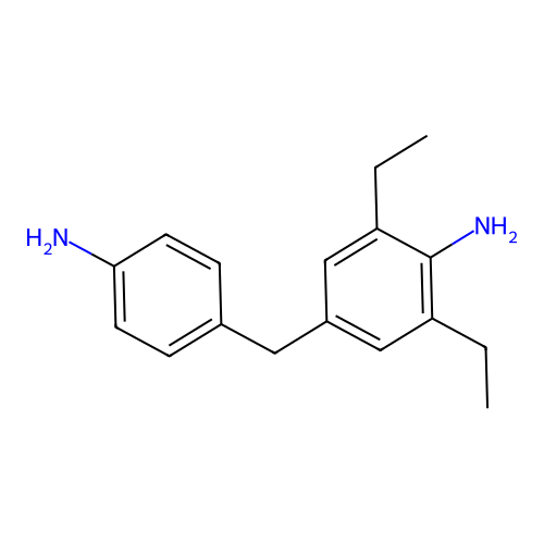 4-[(4-Aminophenyl)methyl]-2,6-diethylaniline structure
