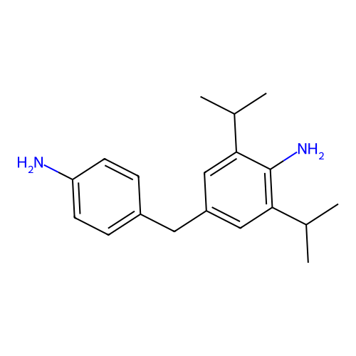 4-((4-Aminophenyl)methyl)-2,6-diisopropylaniline structure