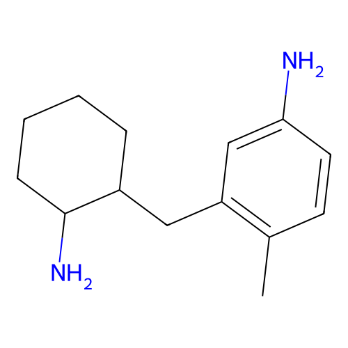 3-((2-Aminocyclohexyl)methyl)-p-toluidine structure