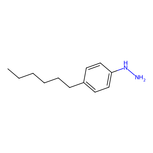 (4-Hexylphenyl)hydrazine structure