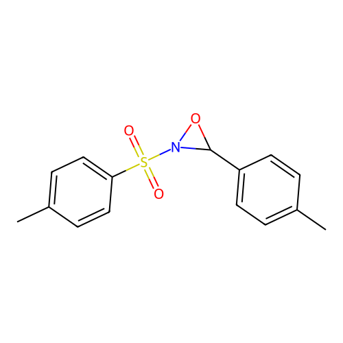 3-(4-Methylphenyl)-2-(4-methylphenyl)sulfonyloxaziridine structure