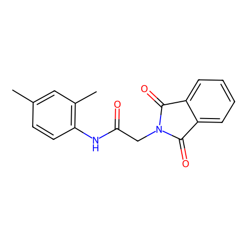 N-(2,4-Dimethyl-phenyl)-2-(1,3-dioxo-1,3-dihydro-isoindol-2-yl)-acetamide structure