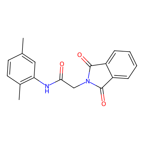 N-(2,5-dimethylphenyl)-2-(1,3-dioxo-1,3-dihydro-2H-isoindol-2-yl)acetamide structure