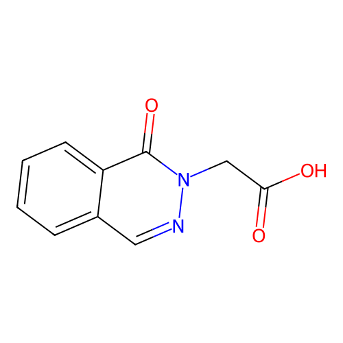 (1-Oxo-2(1H)-phthalazinyl)acetic acid structure