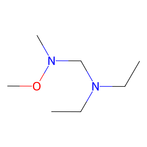 N,N-二乙基-N'-甲氧基-N'-甲基甲二胺 structure