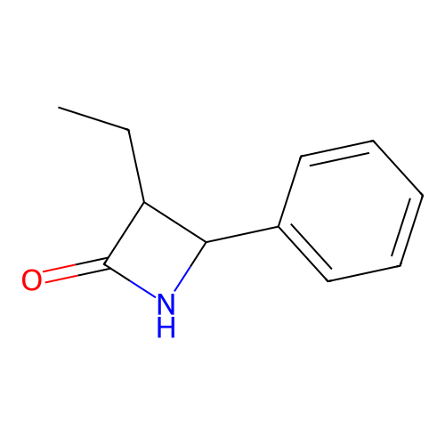 3-Ethyl-4-phenylazetidin-2-one structure