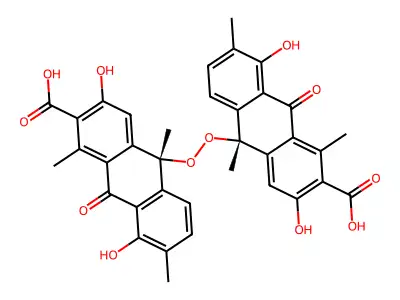 (+)-Oxanthromicin structure