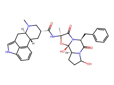 8'-Hydroxydihydroergotamine structure