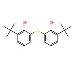 2,2'-Thiobis(4-methyl-6-tert-butylphenol) structure