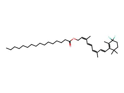 4,4-Difluoro-O~15~-hexadecanoylretinol structure