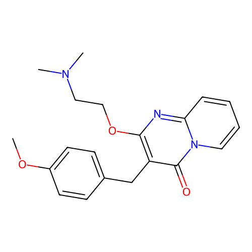 2-(2-(Dimethylamino)ethoxy)-3-(4-methoxybenzyl)-4H-pyrido[1,2-a]pyrimidin-4-one structure