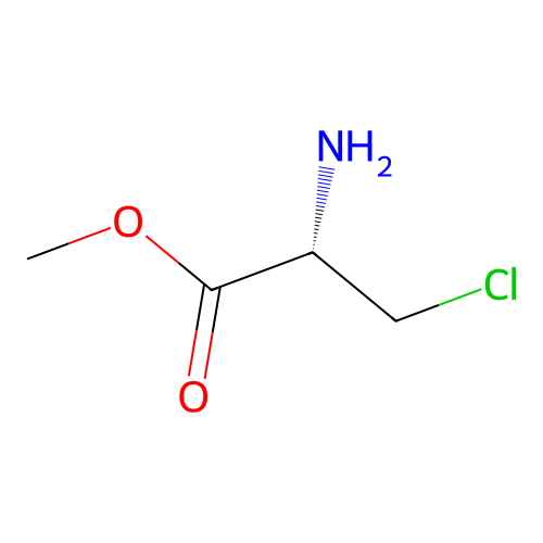 (S)-methyl 2-amino-3-chloropropanoate structure