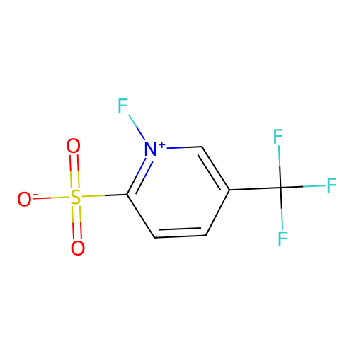 1-Fluoro-5-(trifluoromethyl)pyridin-1-ium-2-sulfonate structure