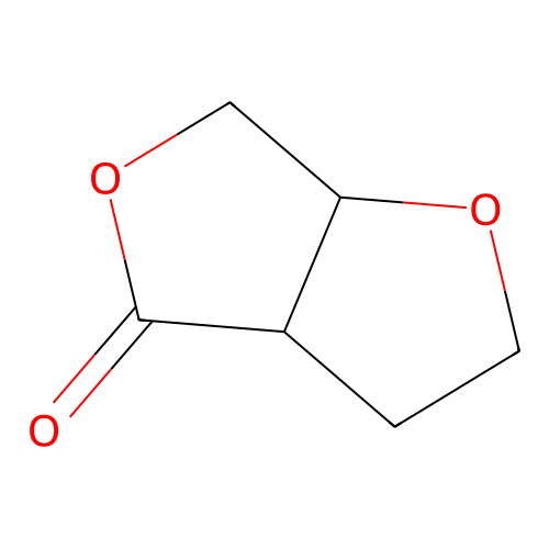 3,3a,6,6a-tetrahydro-2H-furo[2,3-c]furan-4-one structure