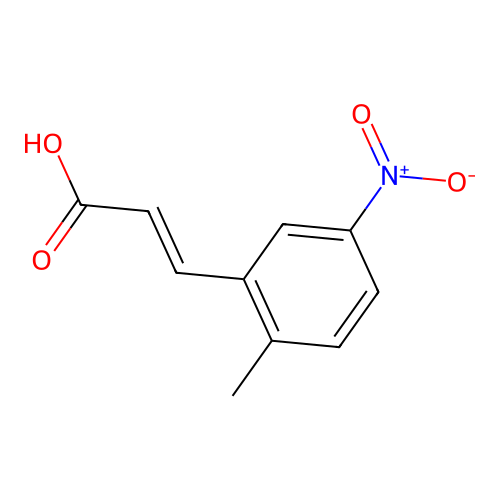 3-(2-Methyl-5-nitrophenyl)prop-2-enoic acid structure