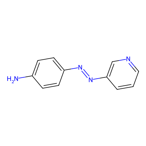 Benzenamine, 4-(3-pyridinylazo)- structure