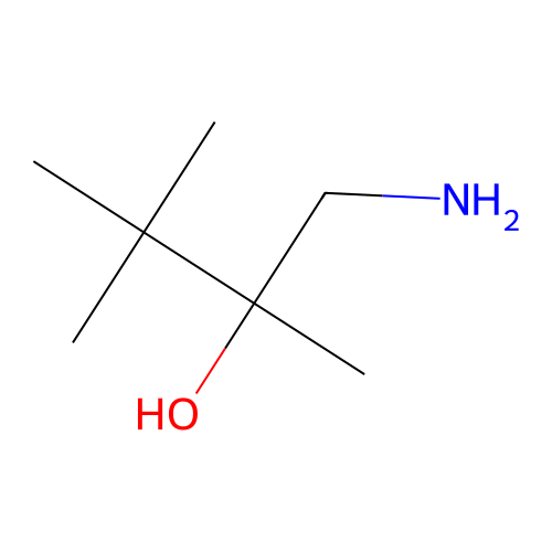 1-Amino-2,3,3-trimethylbutan-2-ol structure
