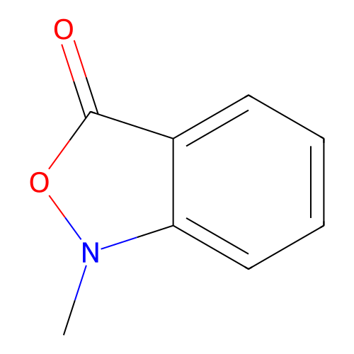 Benzofuran-2-one, 3-methyl-3-aza-2,3-dihydro- structure