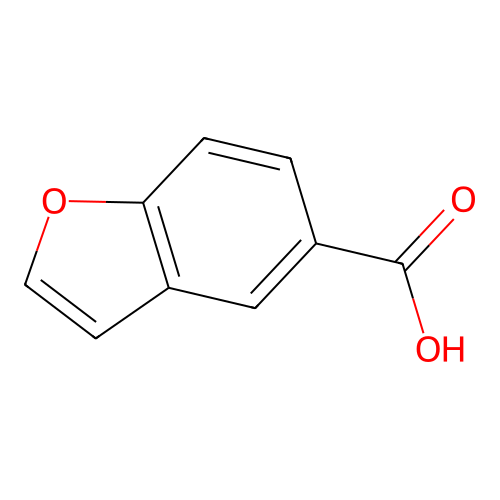 1-苯并呋喃-5-甲酸 structure