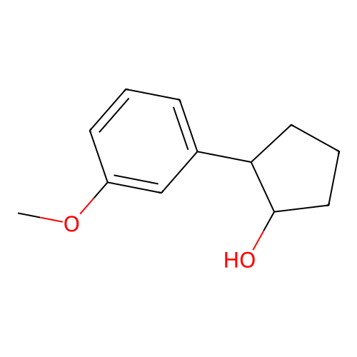 2-(3-Methoxyphenyl)-cyclopentanol structure
