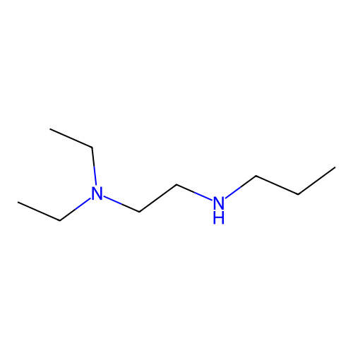 N1,N1-Diethyl-N2-propyl-1,2-ethanediamine structure