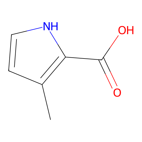 3-methyl-1H-pyrrole-2-carboxylic acid structure