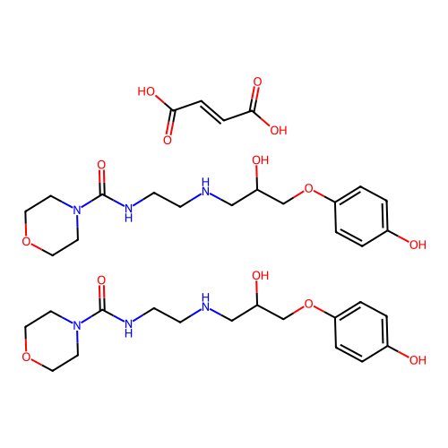 Xamoterol Fumarate structure