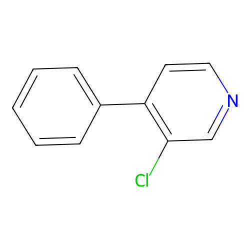 3-Chloro-4-phenylpyridine structure