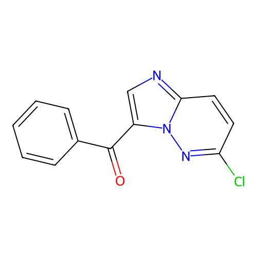 (6-Chloroimidazo[1,2-b]pyridazin-3-yl)(phenyl)methanone structure