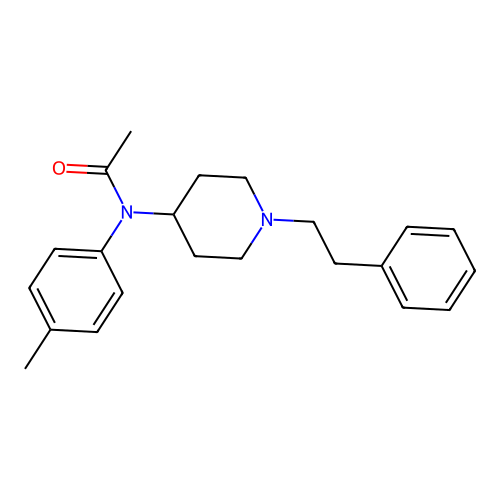 Acetamide, N-(4-methylphenyl)-N-[1-(2-phenylethyl)-4-piperidinyl]- structure