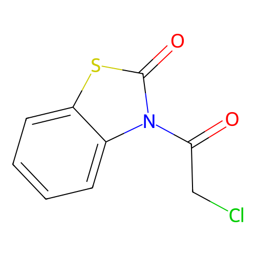 3-(Chloroacetyl)-1,3-benzothiazol-2(3H)-one structure