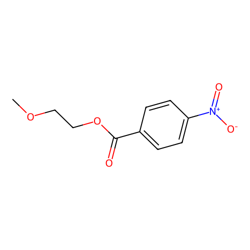 2-Methoxyethyl 4-nitrobenzoate structure