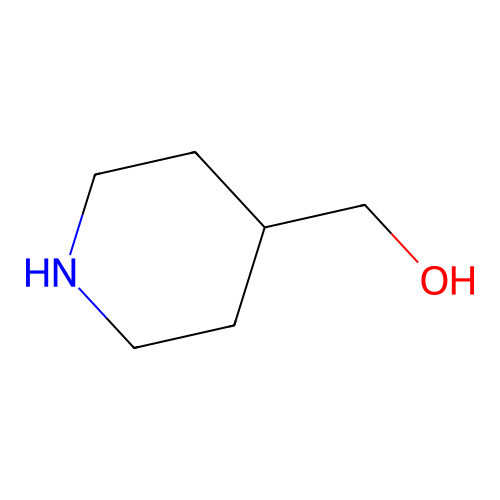 4-Piperidinemethanol structure