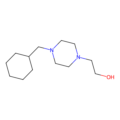 2-(4-(Cyclohexylmethyl)piperazin-1-yl)ethan-1-ol structure
