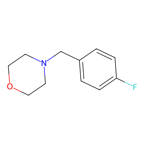 4-(4-Fluorobenzyl)morpholine structure