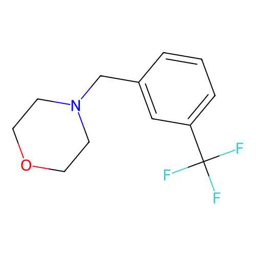 4-[3-(Trifluoromethyl)benzyl]morpholine structure