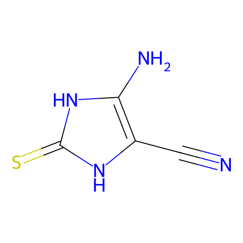 5-Amino-2-thioxo-1,3-dihydroimidazole-4-carbonitrile structure