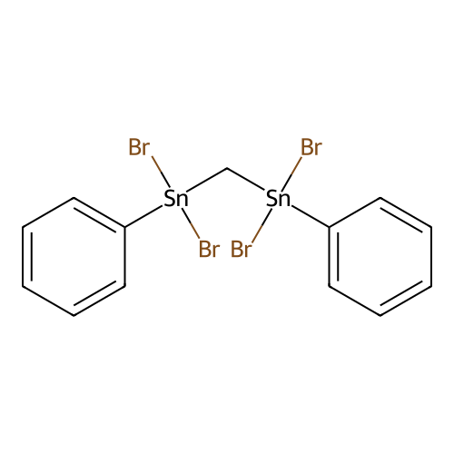 Methylenebis[dibromo(phenyl)stannane] structure